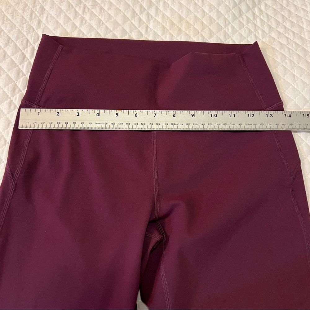 Fabletics Deep Burgundy Leggings - Picture 11 of 12